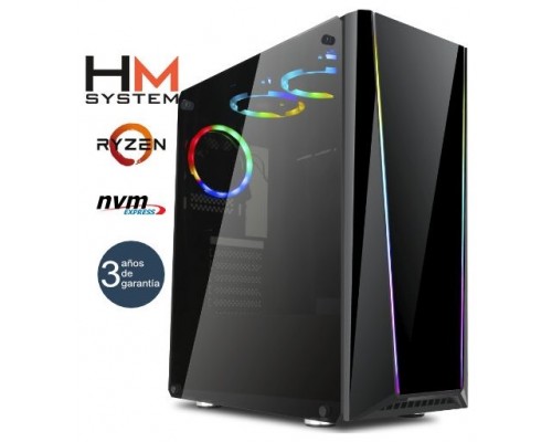 HM System RyzenTailgate Gaming - Torre RGB - AMD Ryzen